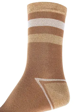 CAMANO | Chaussettes lot de 2 noir | camel